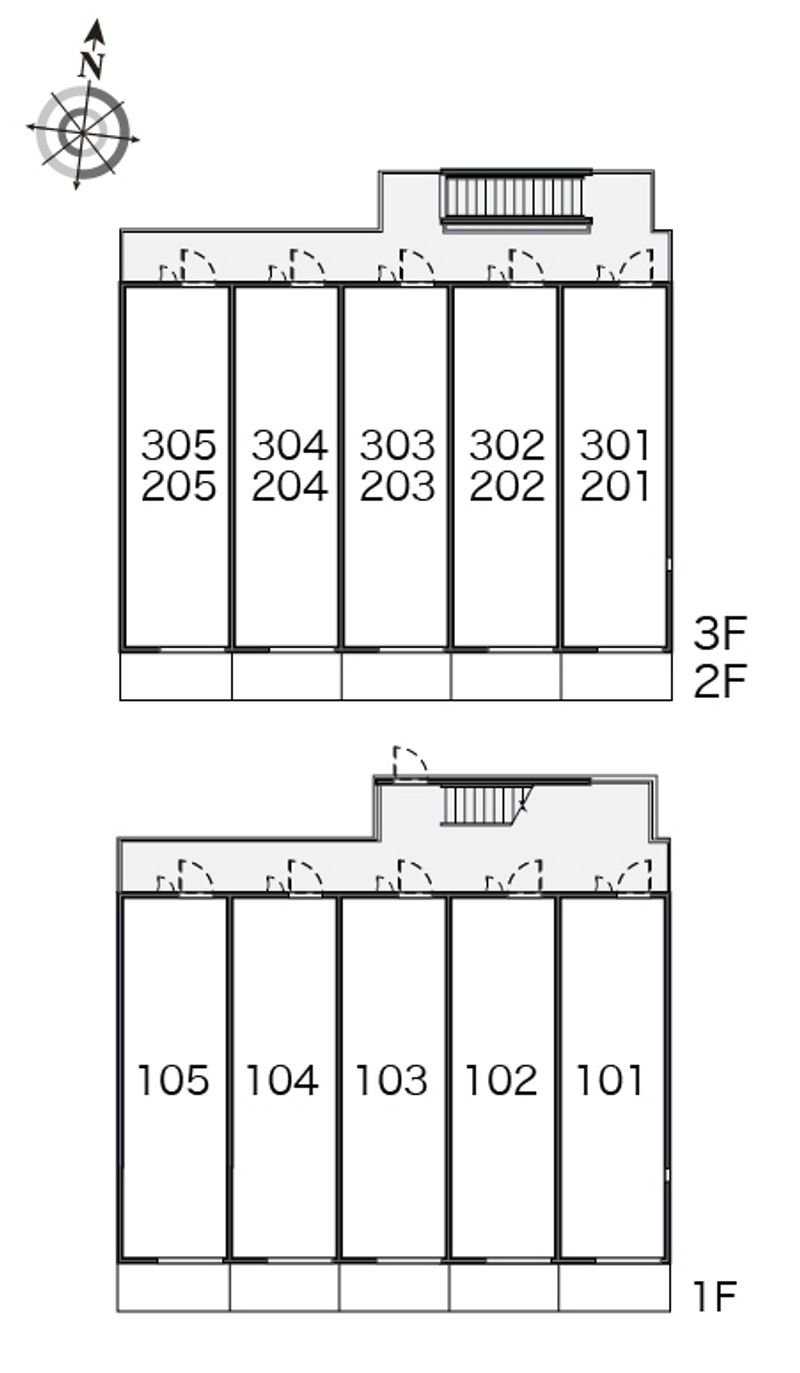 レオネクスト北鴻巣Ⅱ 間取り配置図