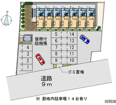 25538 Monthly parking lot