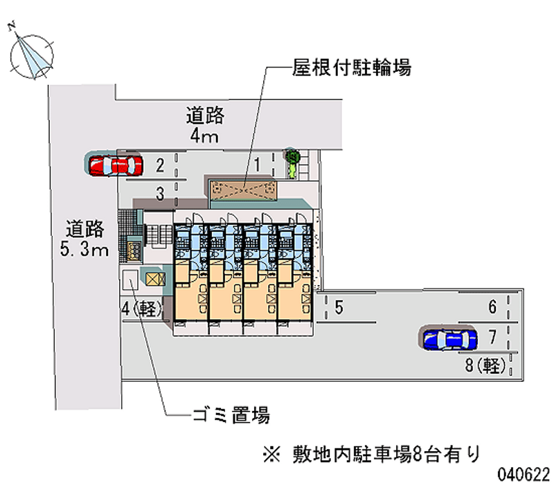 レオパレス津新町 月極駐車場