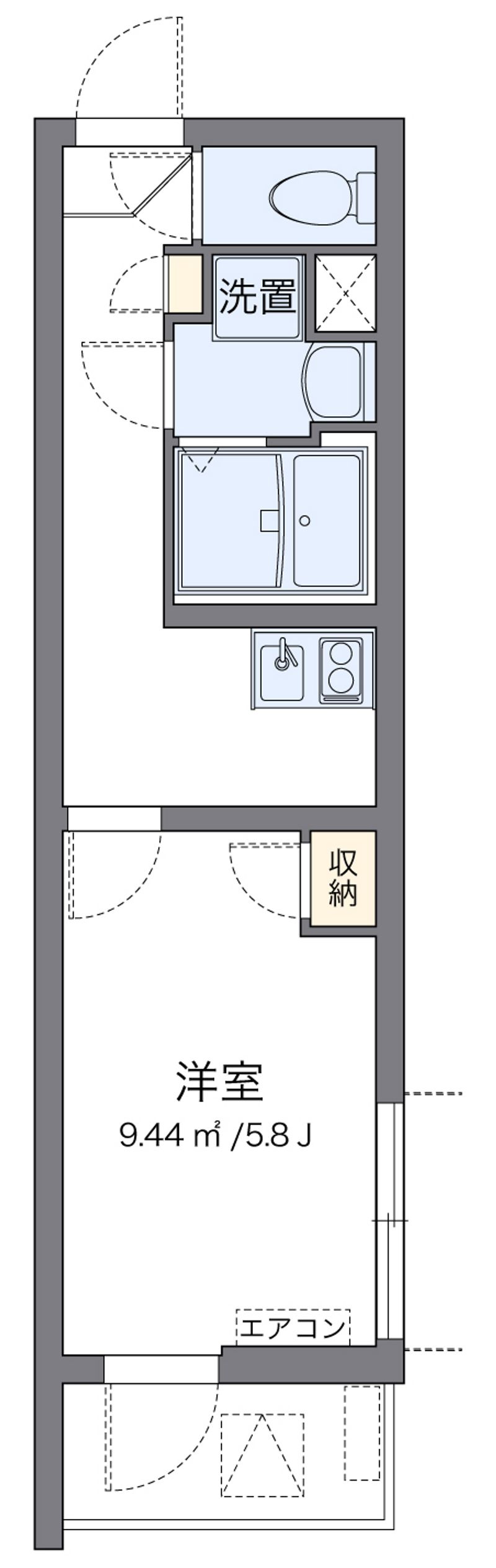 クレイノカルム　エス 間取り