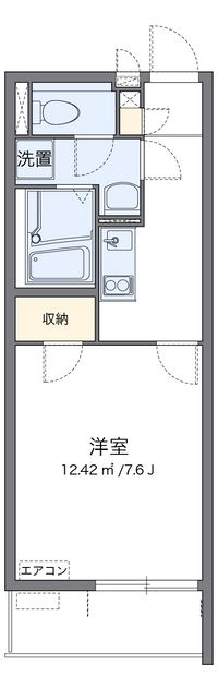 クレイノＩＴＵＫＩ 間取り図