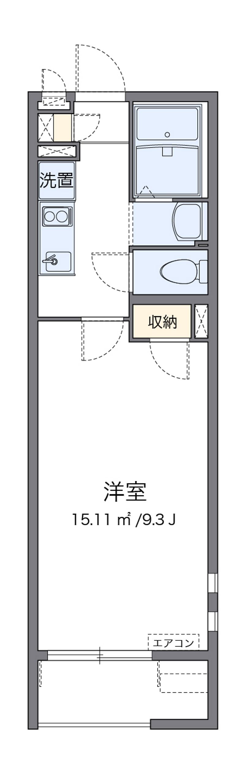 クレイノシャルム白馬 間取図