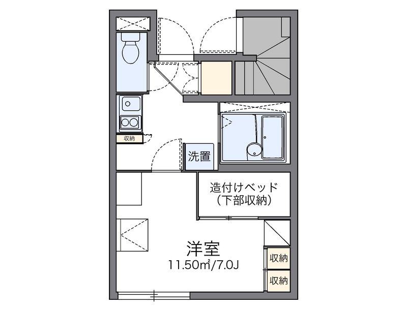 leopalace Misato Floor plan