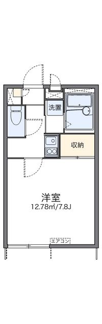 レオパレスユーカ 間取り図