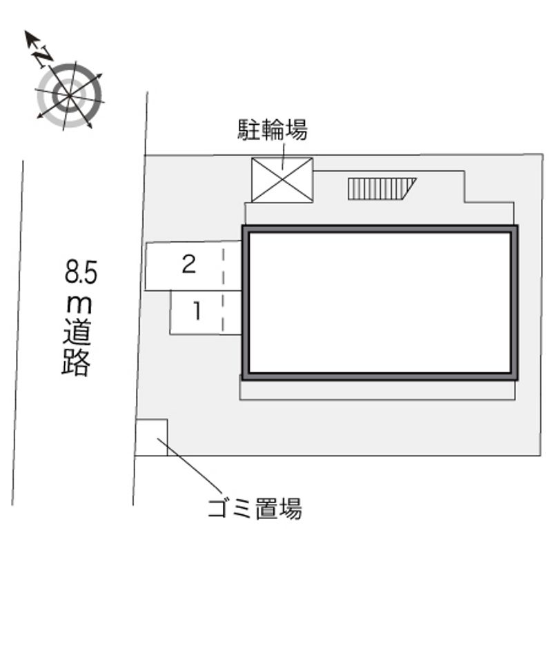 レオパレス東海学園 配置図