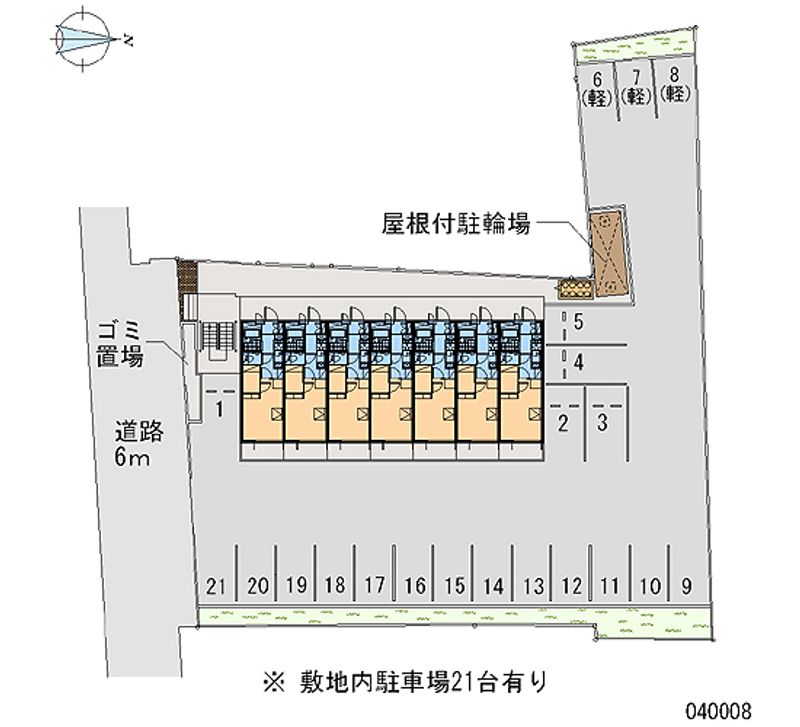 レオパレスエムズコート南丹 月極駐車場