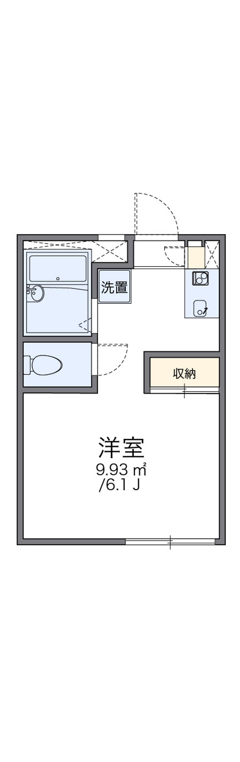 レオパレス横浜とつか 間取図