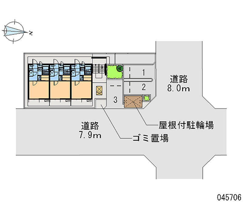 レオパレス高畑東 月極駐車場