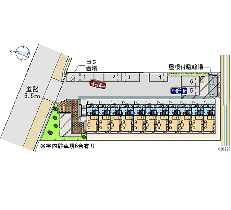 レオパレスとら 月極駐車場