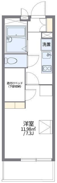 レオパレス見付山 間取り図