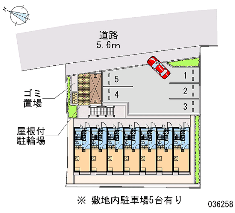 レオパレスレジデンス南春日丘 区画図