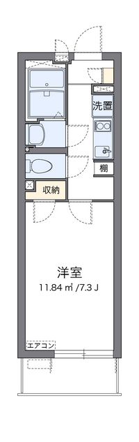 クレイノ陸王 間取り図