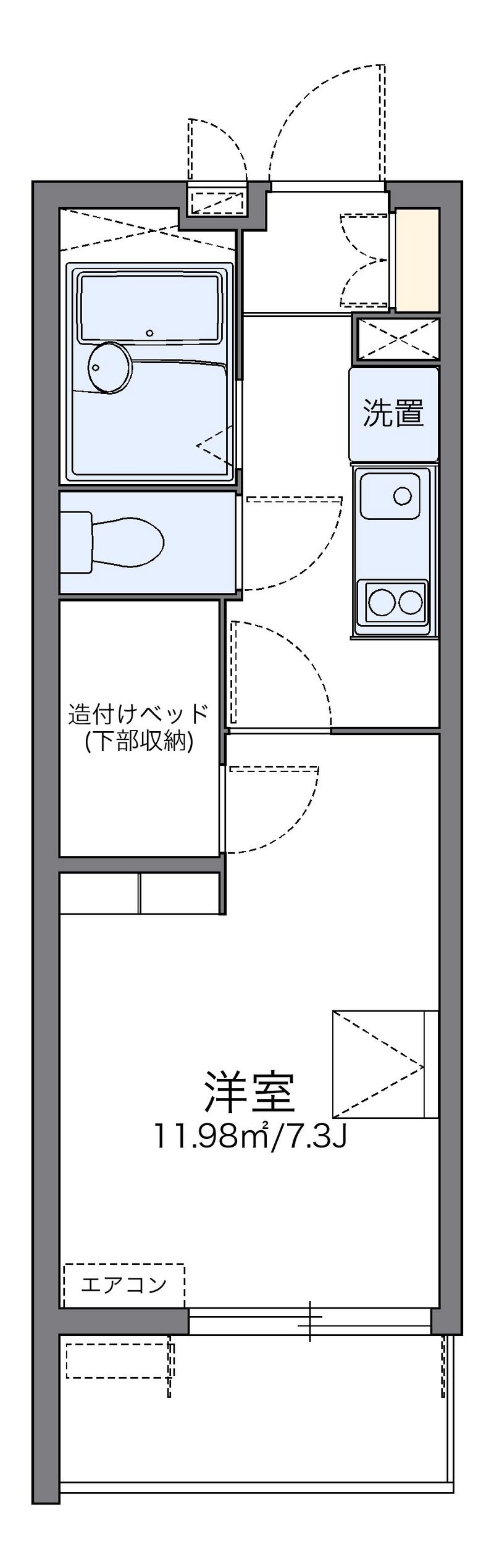 レオパレスＰｉｎｅｓ寿 間取図