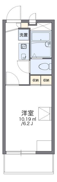 レオパレス青葉丘 間取り図