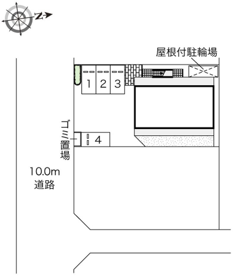 レオパレス南金田 配置図