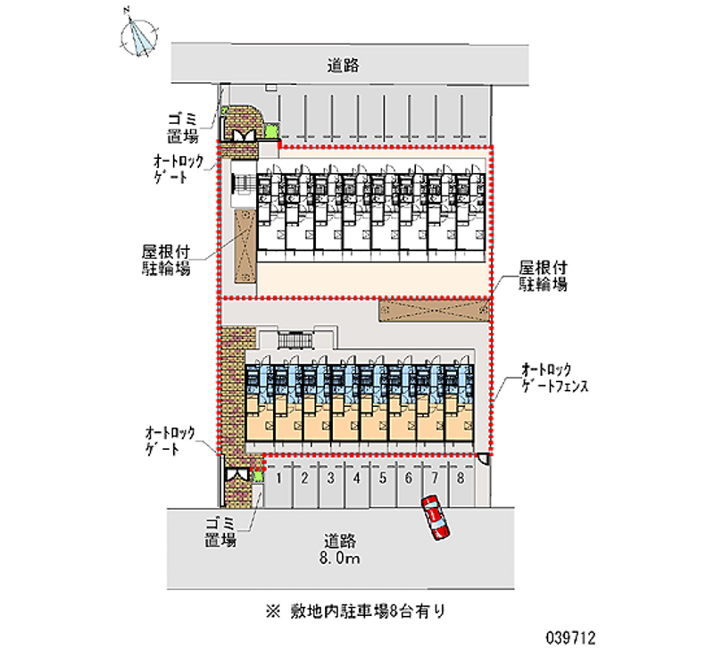 レオパレスＡｒｃａｄｉａ　Ａ 共用部分