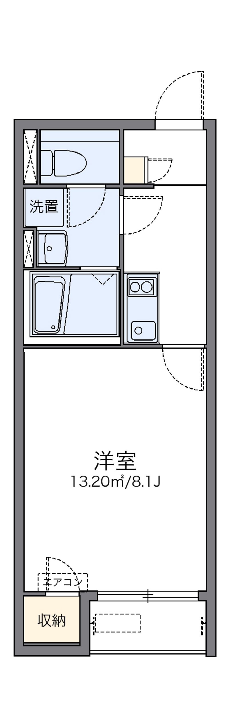 レオネクストクレールシャンブルⅡ 間取図