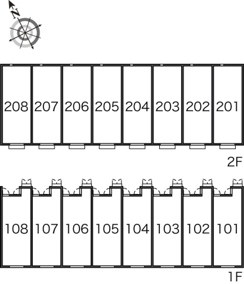 レオネクストコンフォート 間取り配置図