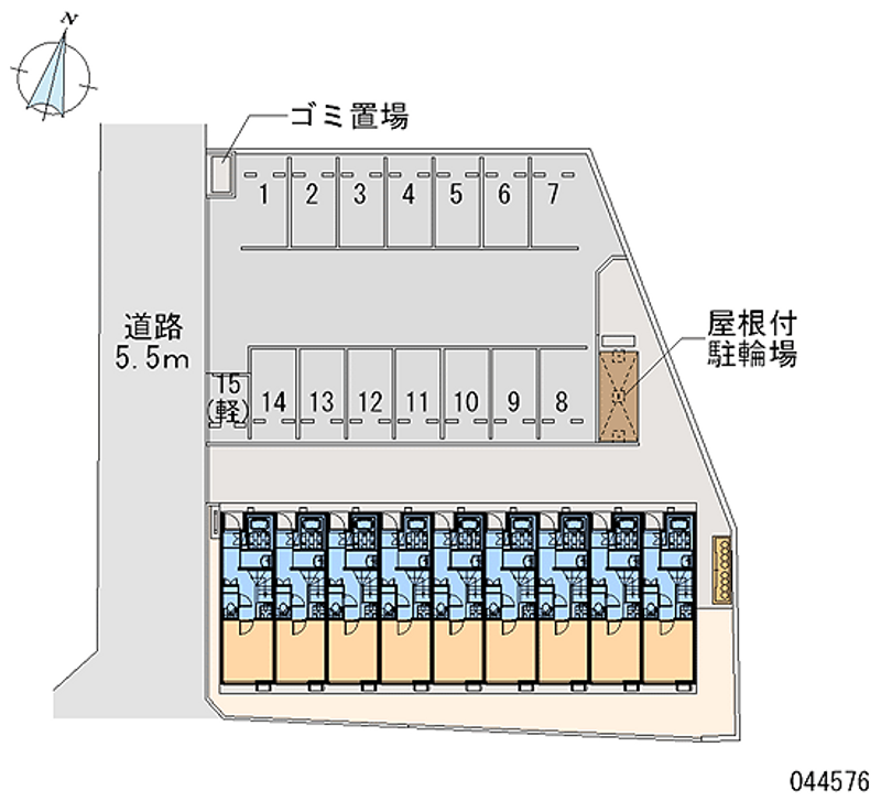 44576 Monthly parking lot