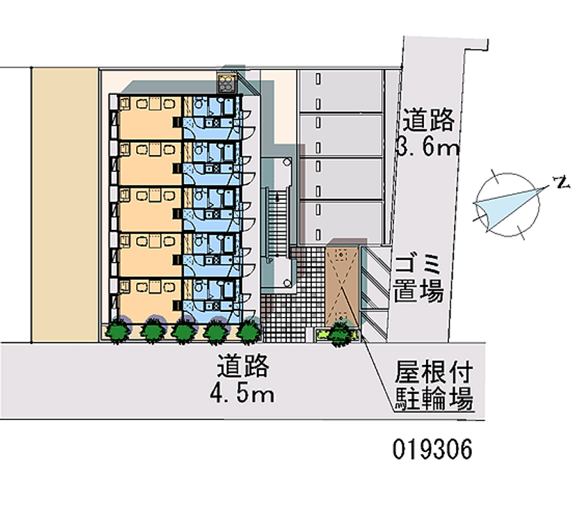 レオパレスさくら 区画図