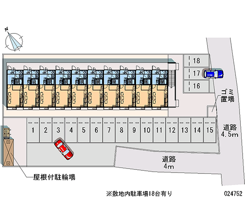 24752 Monthly parking lot