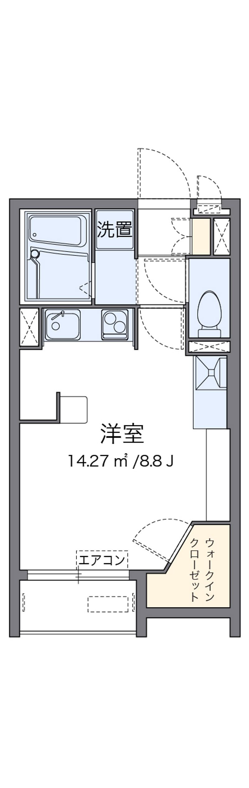 レオネクスト陽菜ハイツⅡ 間取図