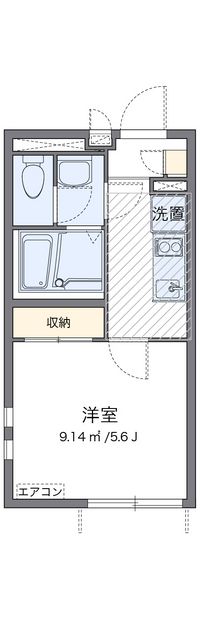 クレイノハイブリッジときわ通り 間取り図