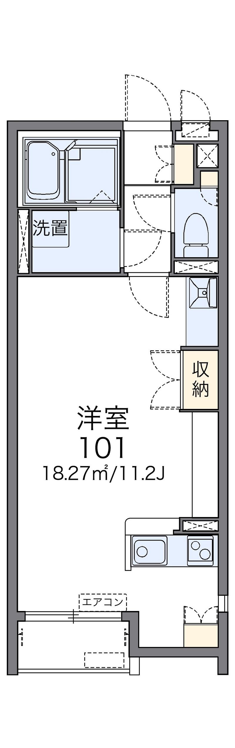 レオネクストユイット 間取図
