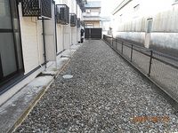 レオパレスポラリス灯明寺 庭
