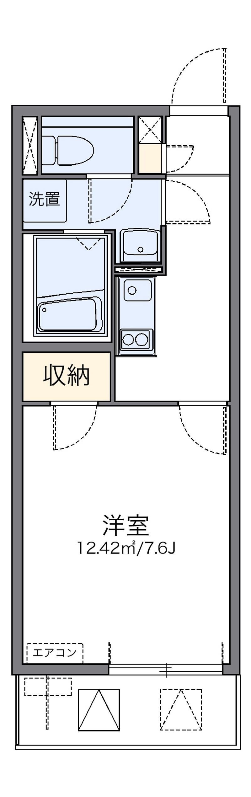レオネクストベンチマーク祇園 間取図