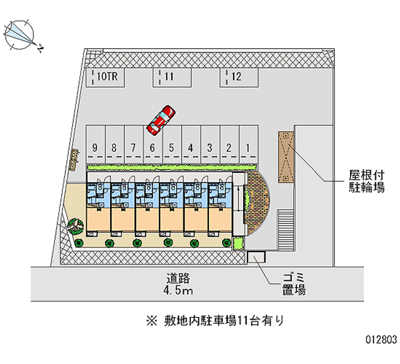 12803 Monthly parking lot