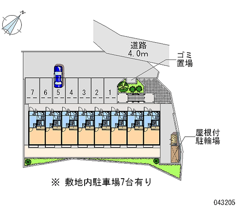 レオパレス坂之台ビレッジ 月極駐車場