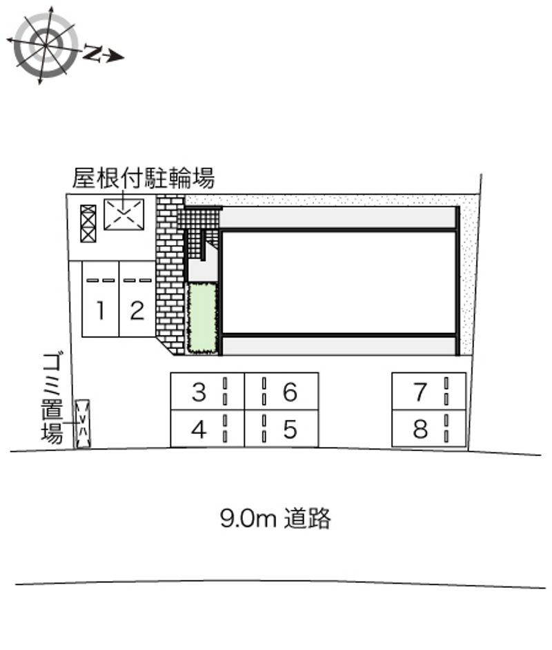 レオパレスエスポワール　天久 配置図