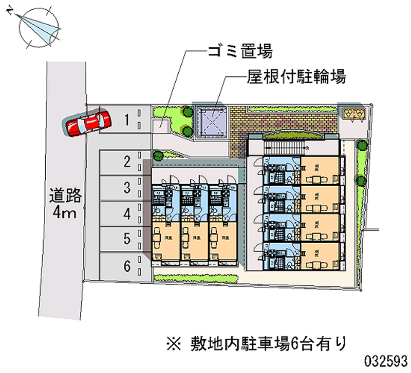 レオパレスＴ＆Ｓ 区画図