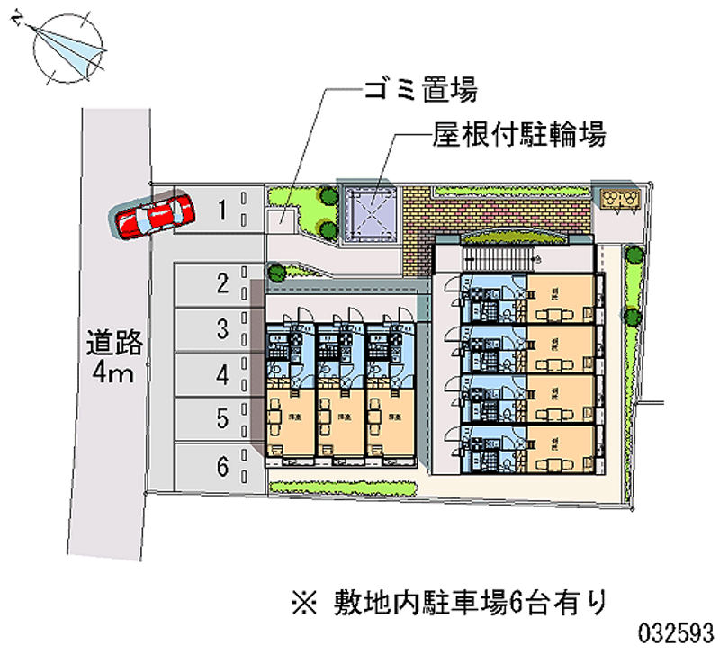 レオパレスＴ＆Ｓ 月極駐車場