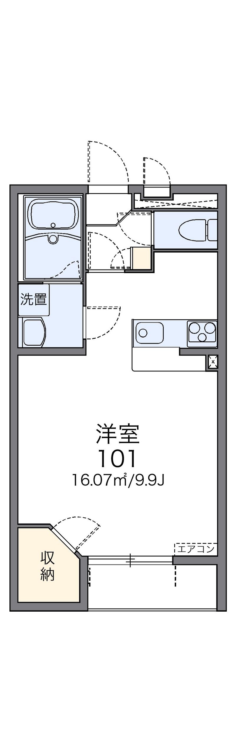 レオネクストＫ３ 間取図