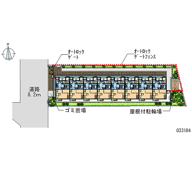 レオパレスプレアマール 区画図