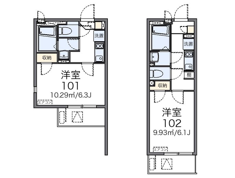 レオネクストフローラ堀ノ内 間取図