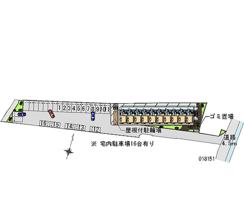 18151 bãi đậu xe hàng tháng