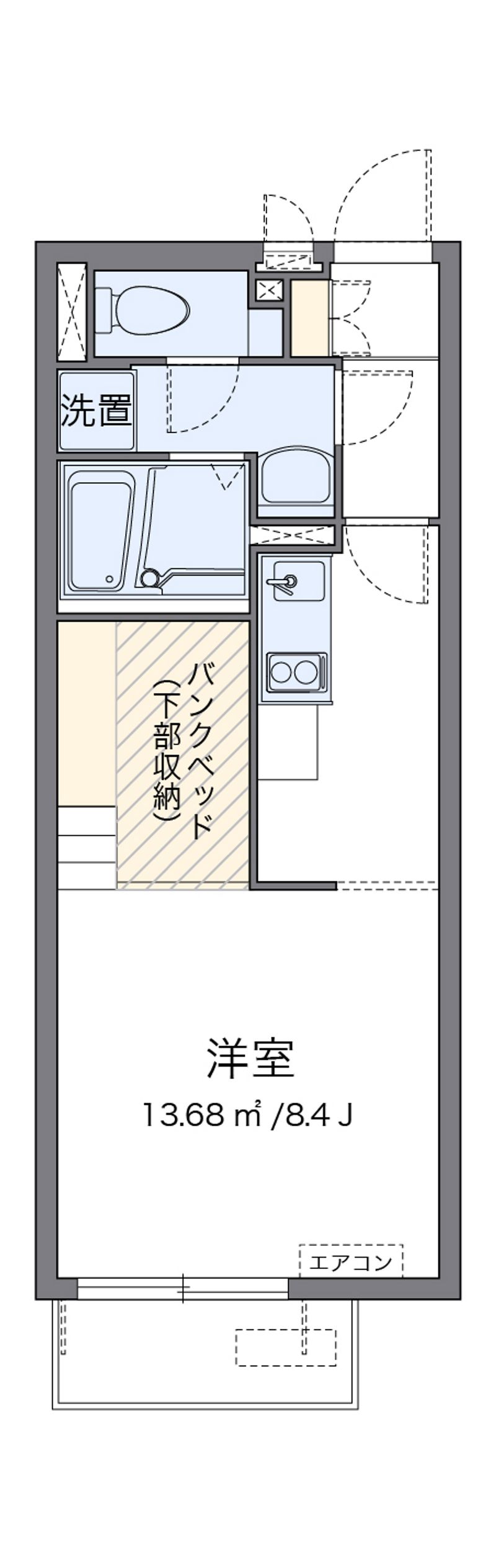 ミランダＩＩＤＡ 間取図