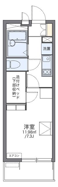 レオパレスティラーノ 間取り図
