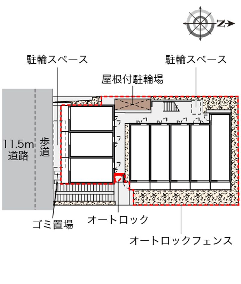 クレイノアレグリアスⅡ 配置図