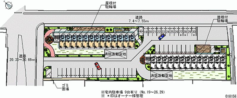 レオパレスグランデ泉Ａ 月極駐車場