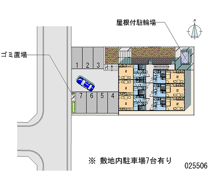 レオパレス里塚ベストフラット 月極駐車場