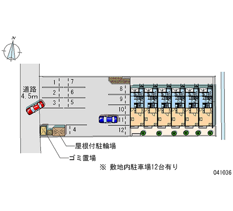 41036 Monthly parking lot