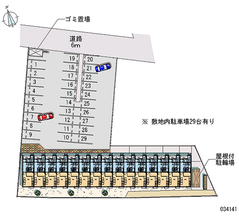 34141 Monthly parking lot