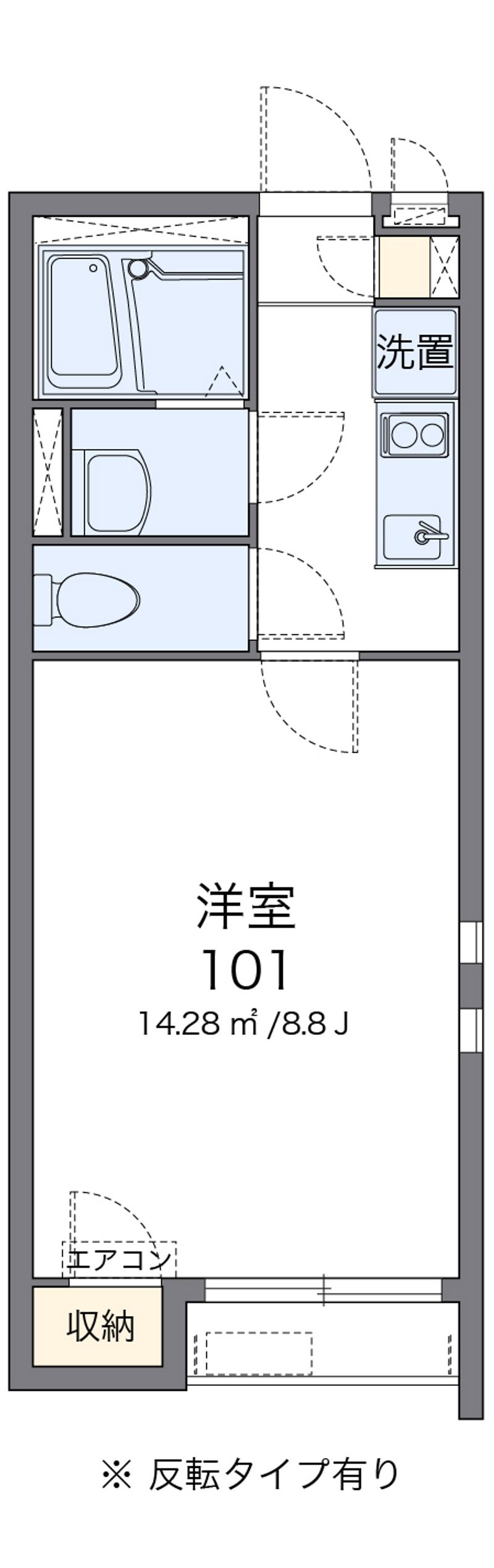 クレイノカサブランカ弐番館 間取図