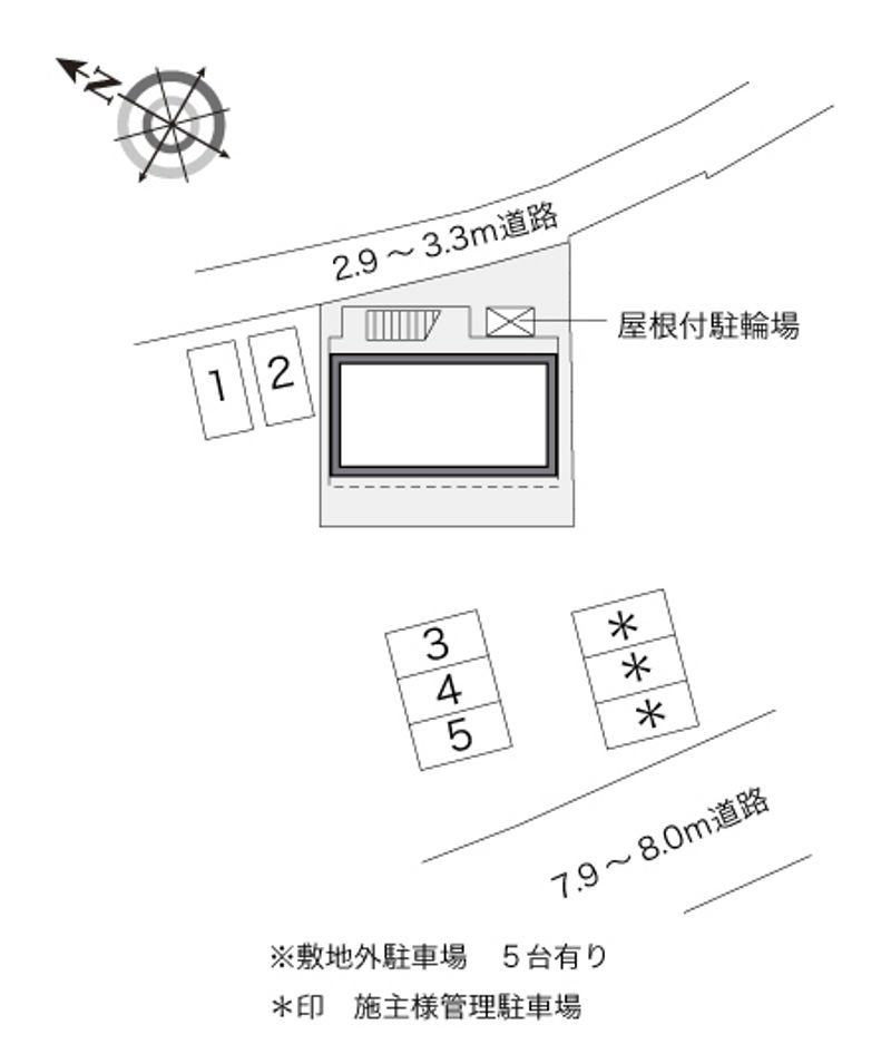 レオパレスソレアード 配置図