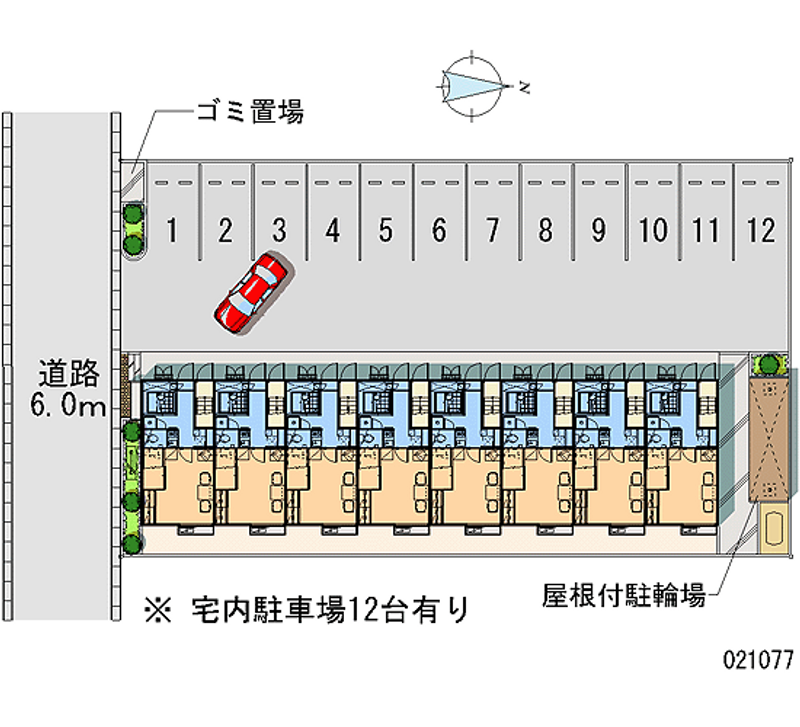 21077 Monthly parking lot