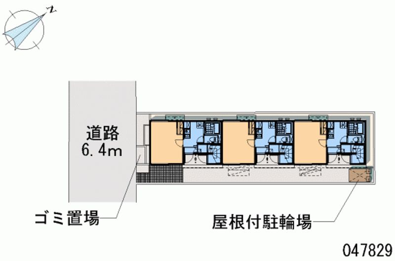 レオネクストケーズキューブ川名 区画図